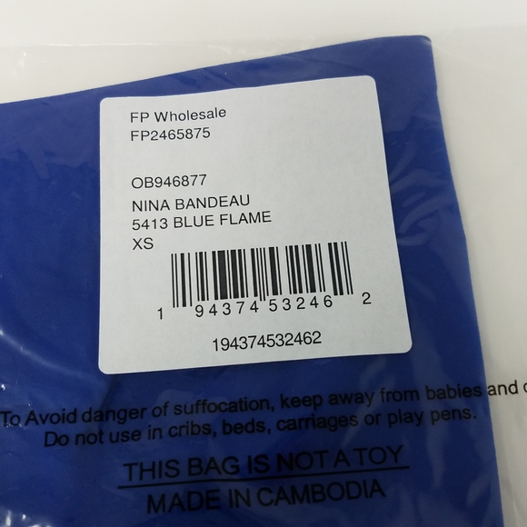 Free People Nina Blue Flame Bandeau - Picture 6 of 6